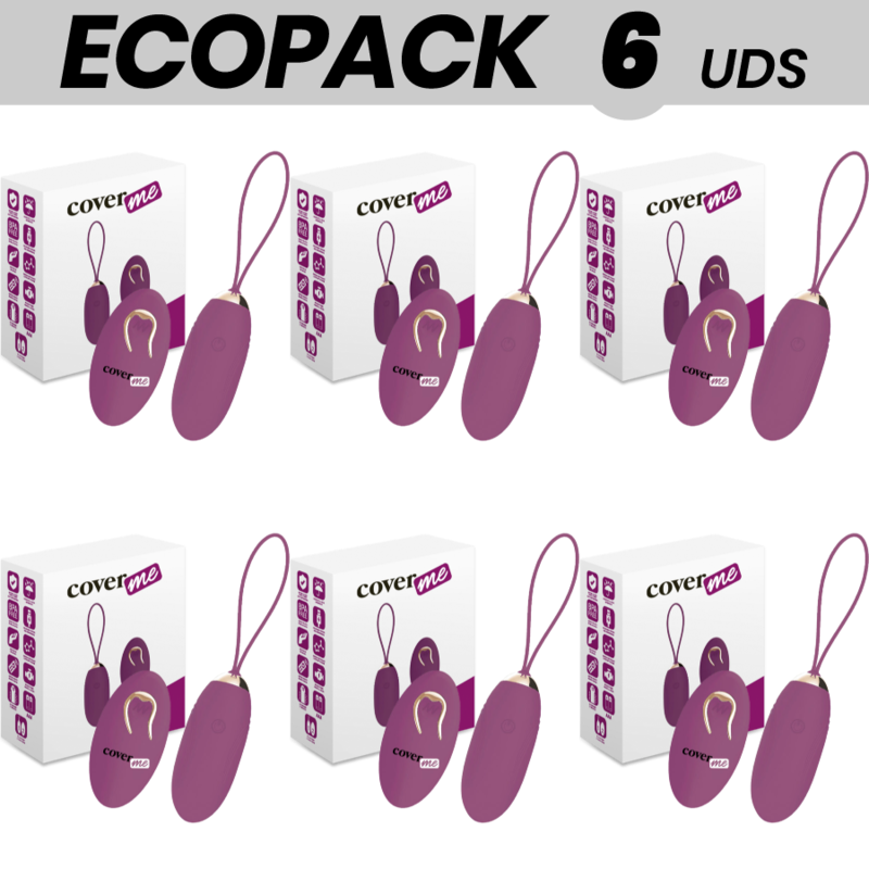 ECOPACK 6 UDS - COVERME HUEVO CONTROL REMOTO LAPI LILA