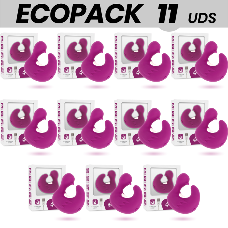 ECOPACK 11 UDS - COVERME DEDAL ESTIMULADOR DE SILICONA RECARGABLE