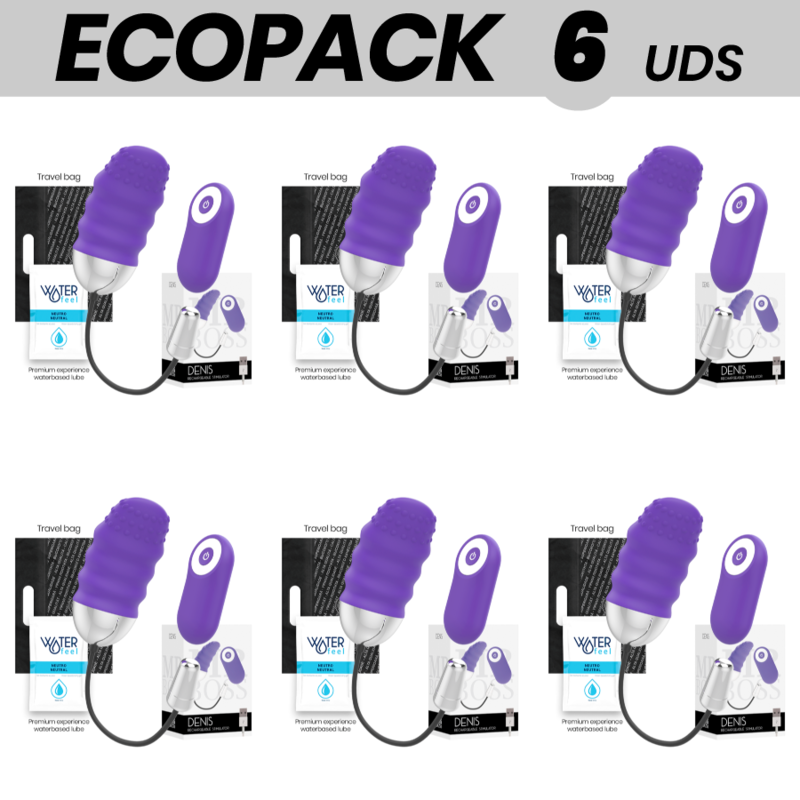 ECOPACK 6 UDS - MR BOSS DENIS HUEVO CONTROL REMOTO
