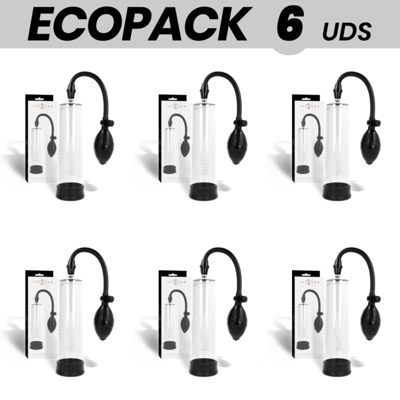 ECOPACK 6 UDS - INTENSE PUMP BOMBA TRANSPARENTE 02