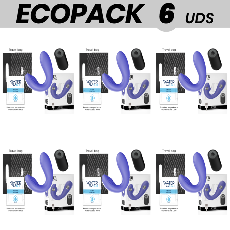 ECOPACK 6 UDS - MR BOSS JOSEF PULSATION  VIBRATION CONTROL REMOTO PARA PAREJAS