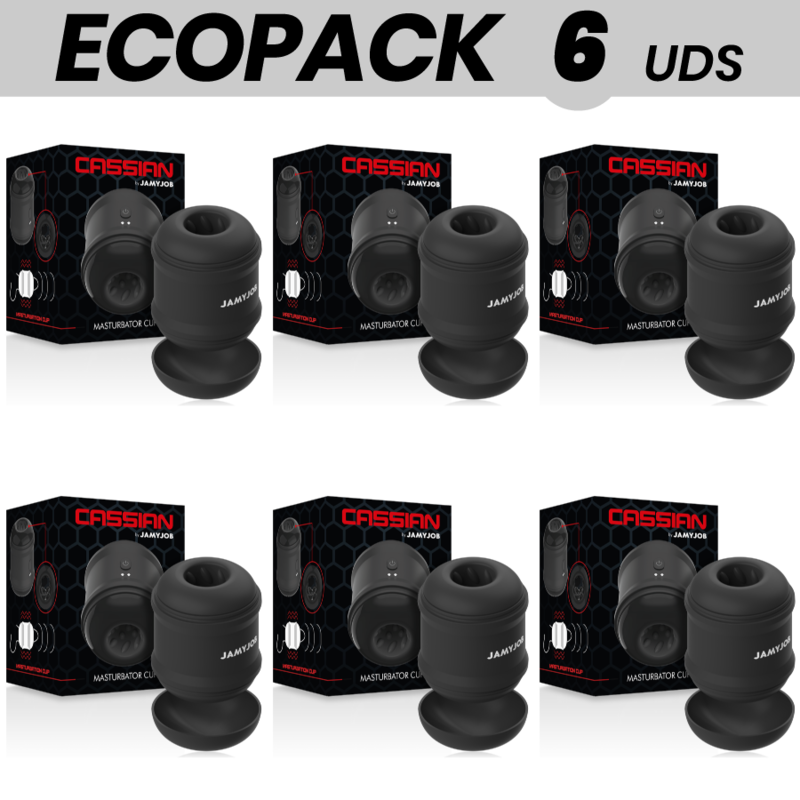 ECOPACK 6 UDS - JAMYJOB CASSIAN MASTURBADOR VIBRADOR