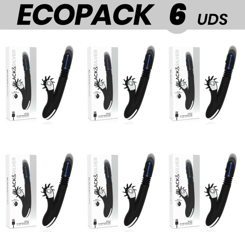 ECOPACK 6 UDS - BLACKSILVER BUNNY REED UP DOWN VIBE