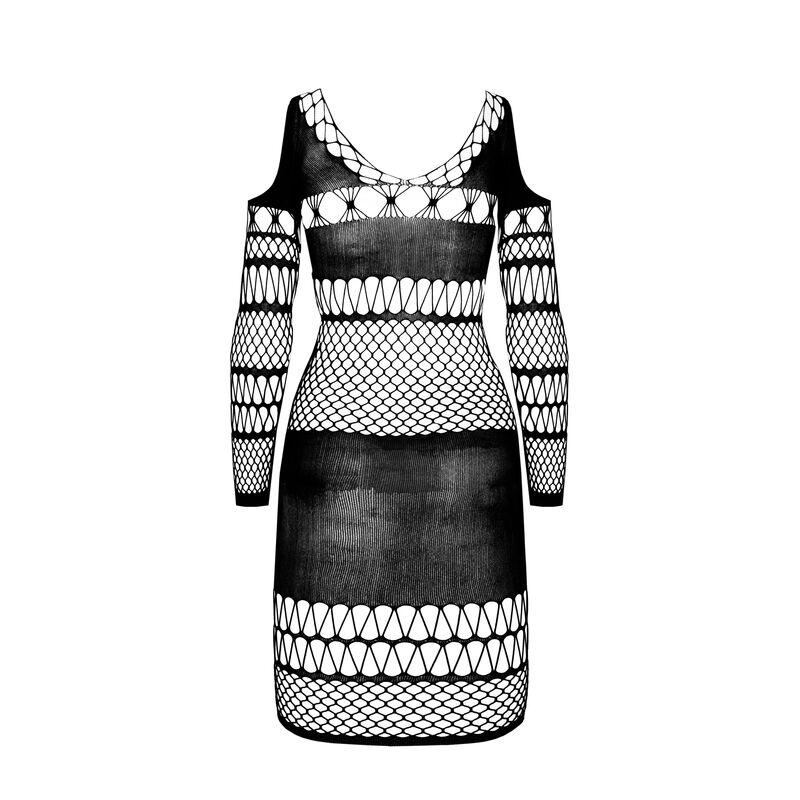 PASSION - BS 105 BODYSTOCKING ROJO TALLA ÚNICA - Imagen 4