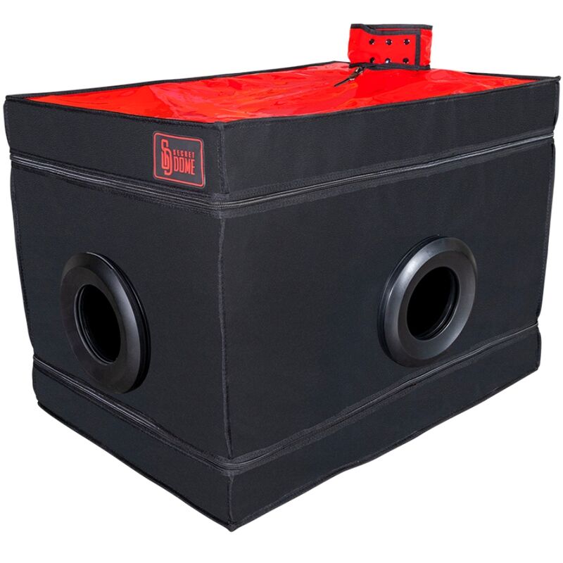 SECRET DOME - KINK CLUB LA NICHE CABINA NEGRO ROJO