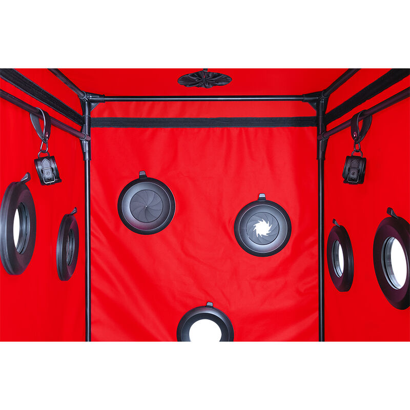 SECRET DOME - KINK CLUB CABINA SCANDALE NEGRO ROJO - Imagen 2