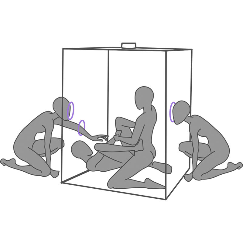 SECRET DOME - KINK CLUB CABINA SCANDALE MORADO - Imagen 4