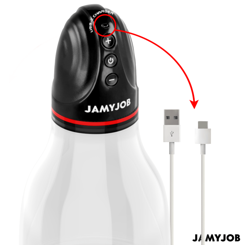 JAMYJOB - XPAND LITE BOMBA AUTOMÁTICA DE TESTÍCULOS 3 NIVELES DE SUCCIONADOR GRIS - Imagen 5