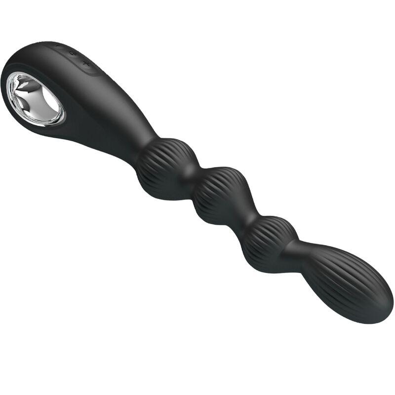 PRETTY LOVE - FEDERER VIBRADOR ANAL 12 VIBRACIONES NEGRO - Imagen 3