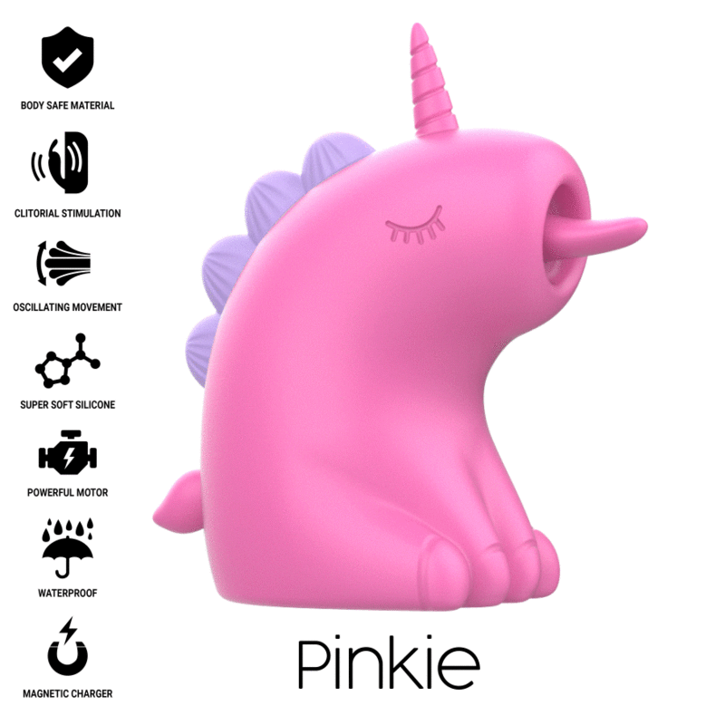 INTENSE - PINKIE ESTIMULADOR CON LENGUA ROTADOR 360