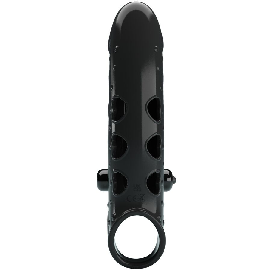 ROMANCE - FUNDA PARA PENE CON VIBRACIÓN NEGRO - Imagen 3
