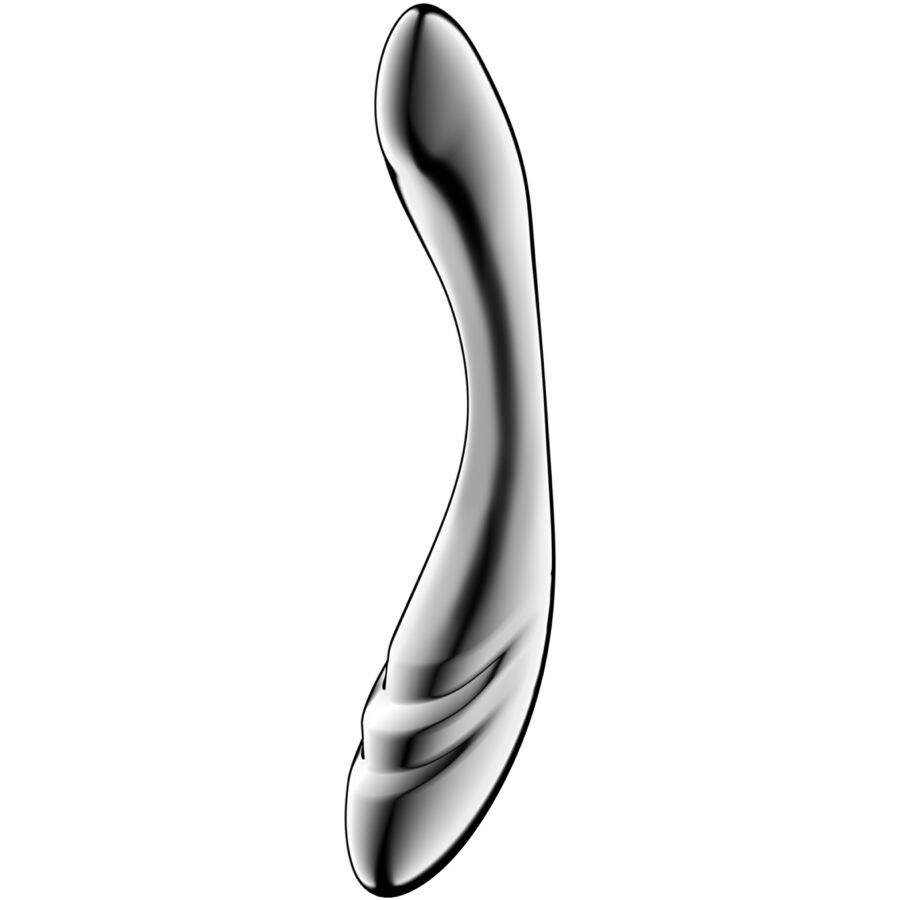SATISFYER - PURE GRAVITY 3 DILDO ACERO INOXIDABLE DOBLE USO