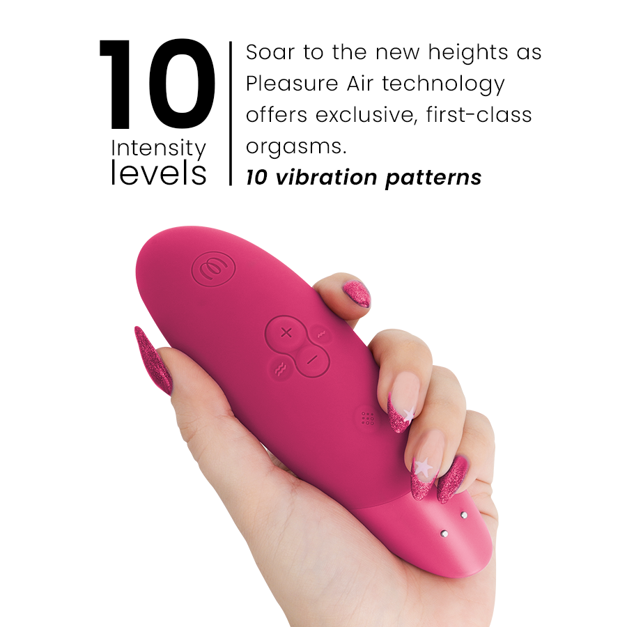 WOMANIZER - ENHANCE ESTIMULADOR DE CLITORÍS ROSA VIBRANTE - Imagen 5