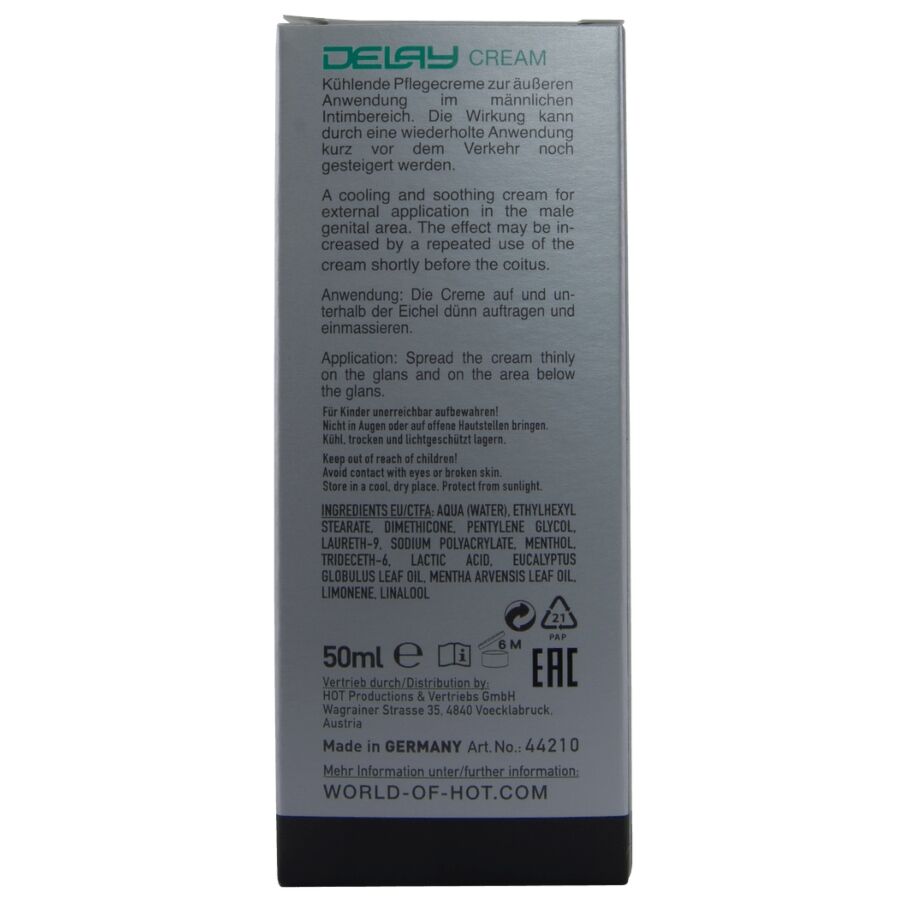 HOT - CREMA RETARDANTE 50 ML - Imagen 5