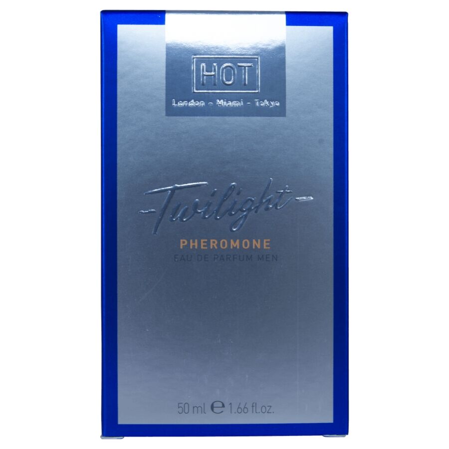 HOT - TWILIGHT PERFUME CON FEROMONAS HOMBRE 50 ML - Imagen 2