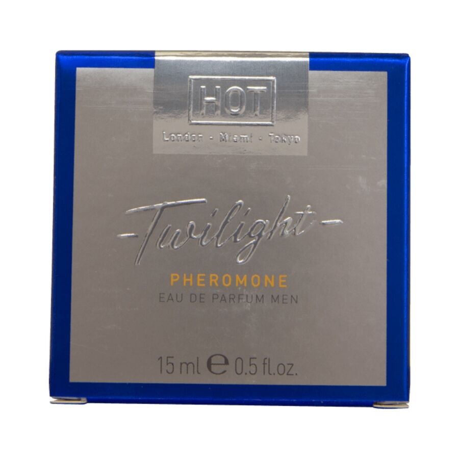 HOT - TWILIGHT PERFUME CON FEROMONAS HOMBRE 15 ML - Imagen 2