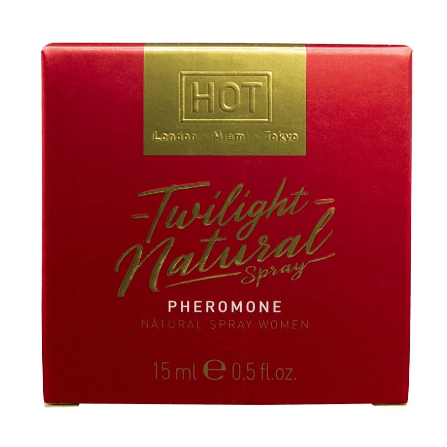 HOT - TWILIGHT NATURAL CON FEROMONAS MUJER 15 ML - Imagen 3