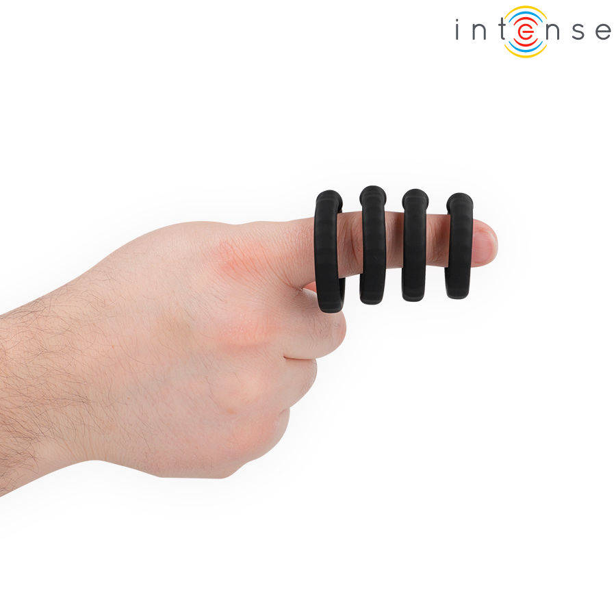 INTENSE - MICHIEL SET DE 4 ANILLOS MODELO 10 - Imagen 2