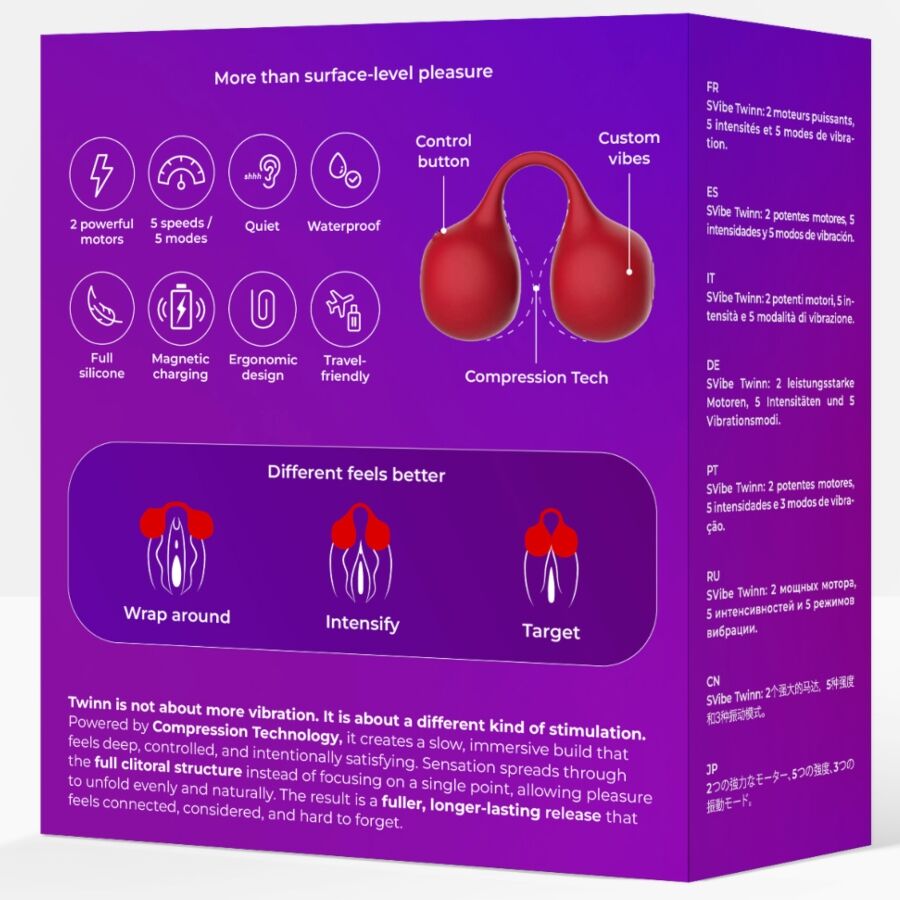 SNAIL VIBE - TWINN VIBRADOR DE DEDO CEREZA - Imagen 5