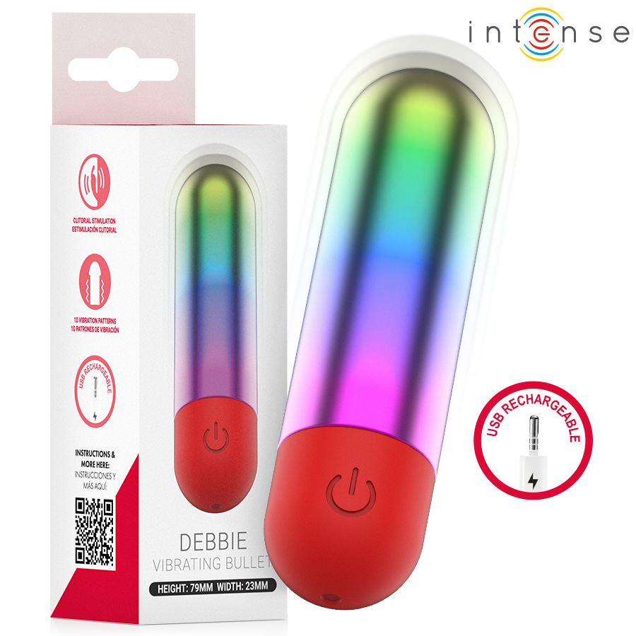 INTENSE – DEBBIE BALA VIBRADORA DE CLÍTORIS ARCOÍRIS
