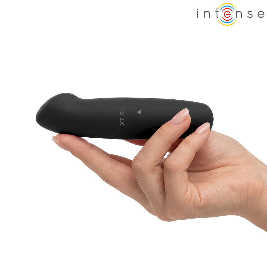 INTENSE - PHIL VIBRADOR PUNTO G NEGRO 13 CM - Imagen 4