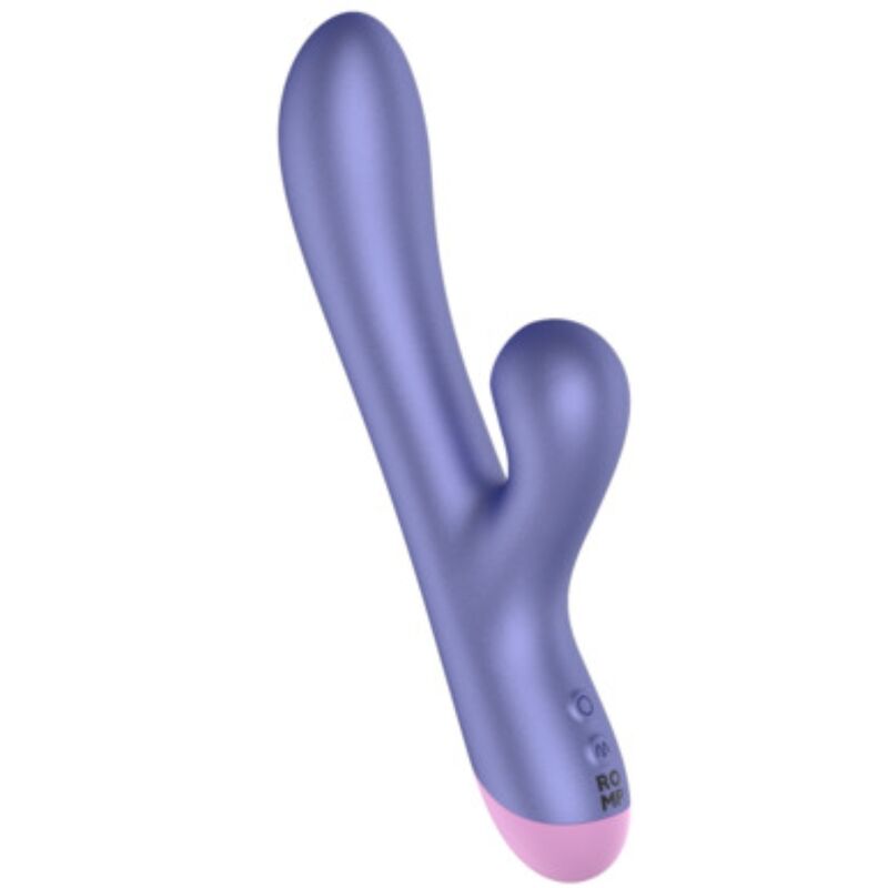 ROMP - PULSE VIBRADOR RABBIT DUAL PUNTO G AZUL ELÉCTRICO - Imagen 2