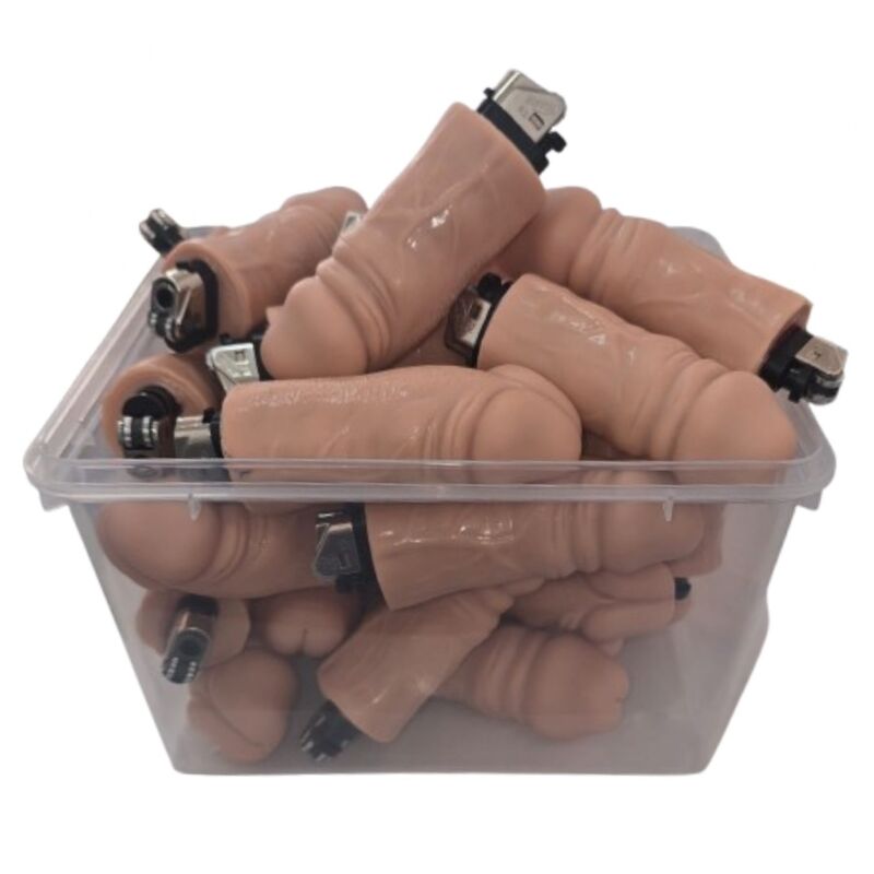 DIABLO PICANTE – BOTE 30 MECHEROS PENE CARNE