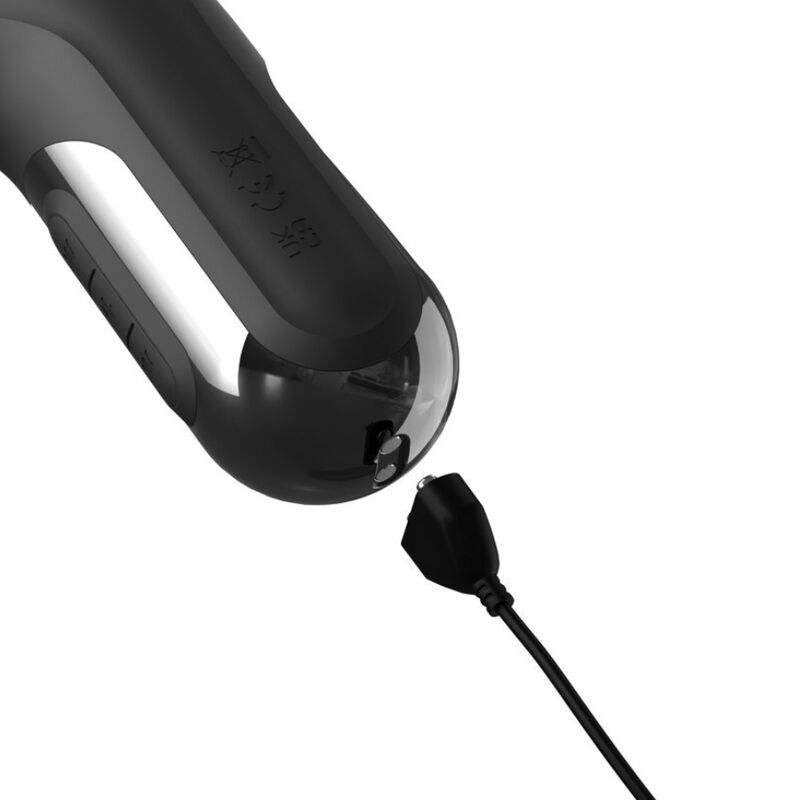 FETISH FANTASY SERIES - VIBRADOR RABBIT SONIX SILICONE THRUSTER NEGRO - Imagen 5