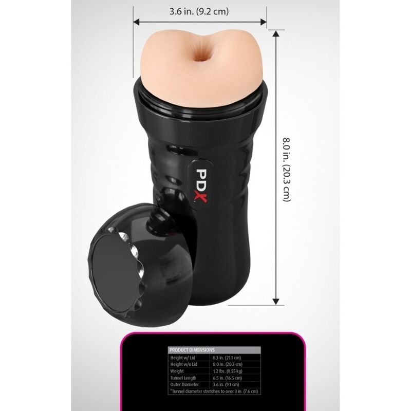 PDX EXTREME - MASTURBADOR ANO WET BUSSIES SUPER BANGIN BUTTHOLE 20.8 CM - Imagen 5