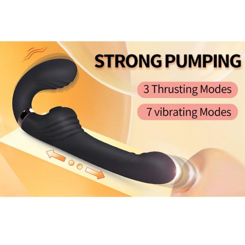 NALONE - ALLOW VIBRADOR DOBLE CON ROTACIÓN Y EMPUJE NEGRO - Imagen 3