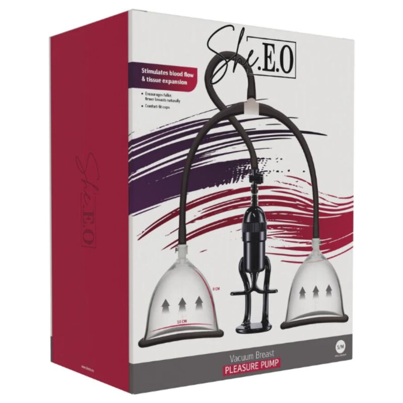SHE.E.O - BOMBA DE VACÍO PARA PECHOS S/M - Imagen 4