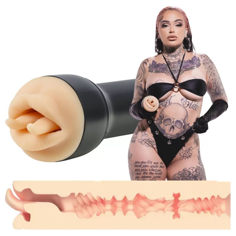 KIROO – RAVEN MOUTH MASTURBADOR LENGUA VIPERINA REALISTA