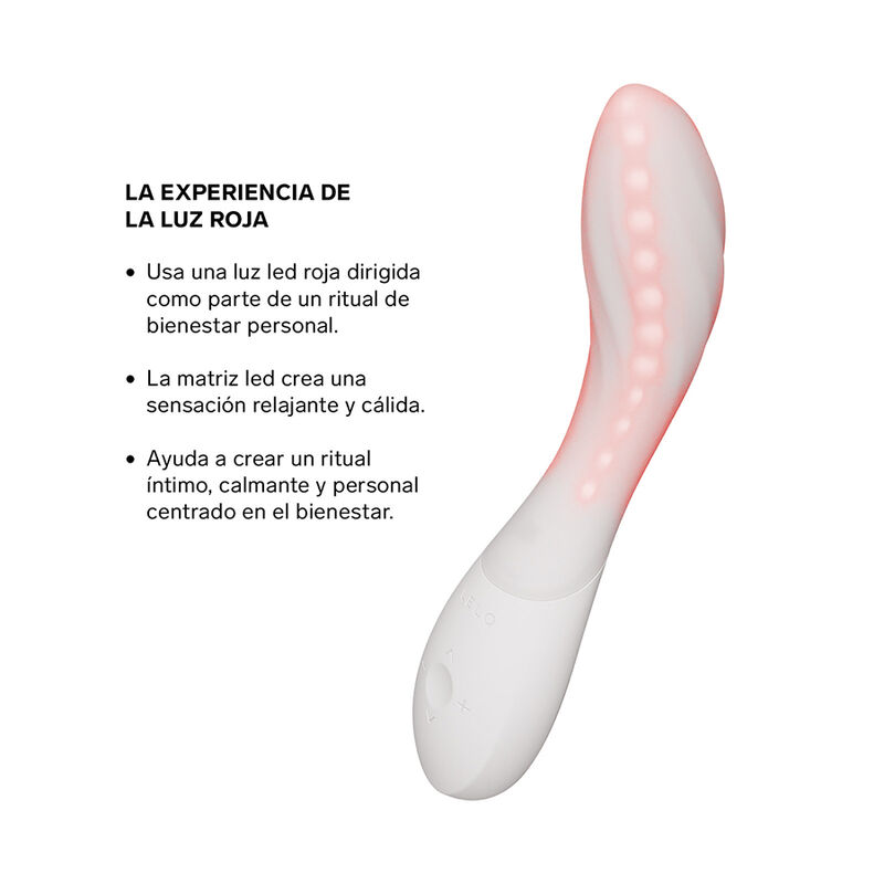 LELO - MONA SPECTRA MASAJEADOR ÍNTIMO CON LUZ ROJA RECARGABLE APP CONTROL - Imagen 4