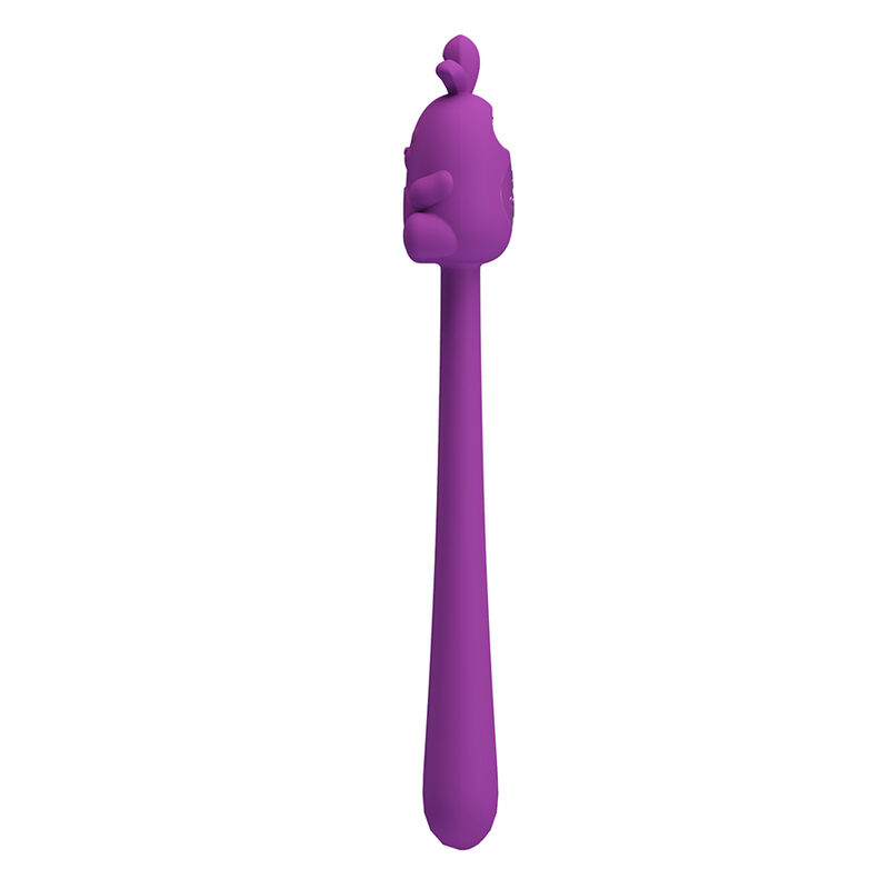 PRETTY LOVE - VIBRADOR FLEXIBLE CUTE BUNNY FLIRTING STICK RECARGABLE USB MORADO - Imagen 4
