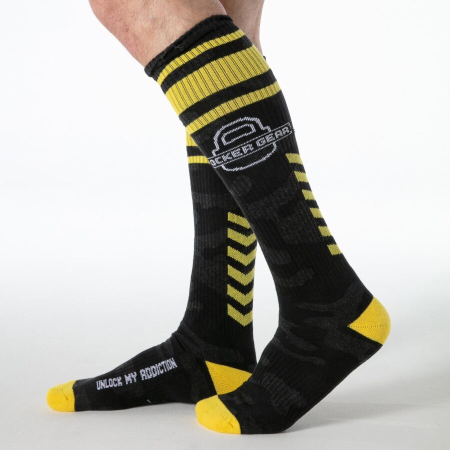 LOCKER GEAR – FULL MILITARY KNEE HIGH SOCKS AZUL TALLA ÚNICA