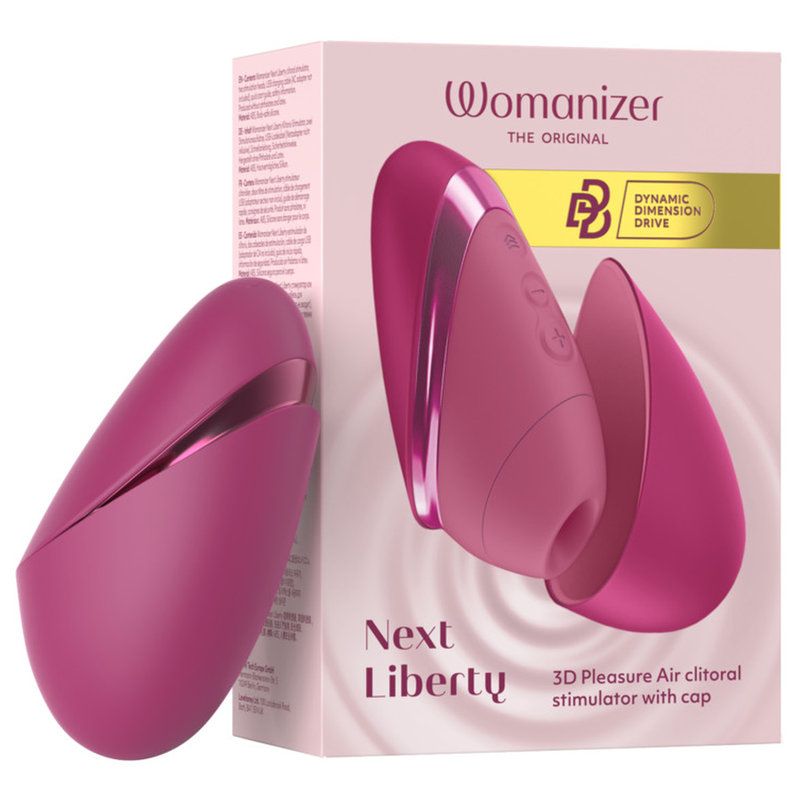 WOMANIZER - NEXT LIBERTY ESTIMULADOR DE CLÍTORIS 3D PLEASURE AIR ROSA INTENSO
