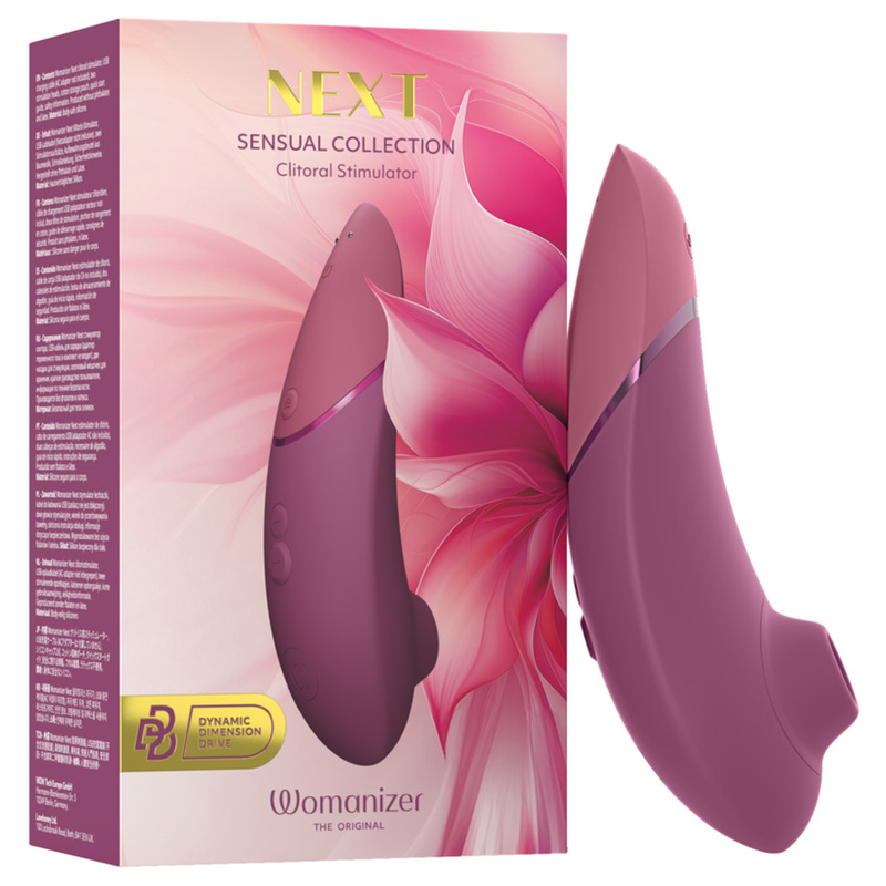 WOMANIZER - NEXT ESTIMULADOR DE CLÍTORIS POR SUCCIÓN 14 NIVELES ROSA EMPOLVADO
