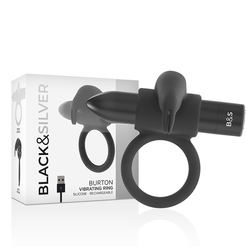 BLACKSILVER - BURTON ANILLO 10 MODOS VIBRACIÓN NEGRO